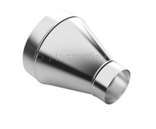 Reductor din otel pentru furtun, simetric