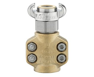 Cupla de siguranta cu gheare MODY DIN 3238 cu clema pentru furtun de aburi  DIN 14 423