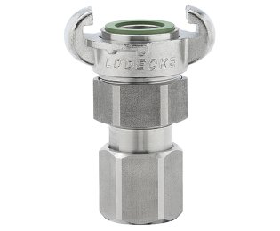 Cupla de siguranta cu gheare MODY DIN 3289 cu filet interior din INOX 1.4401