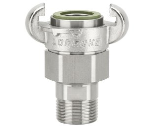 Cupla de siguranta cu gheare MODY DIN 3289 cu filet exterior din INOX 1.4401