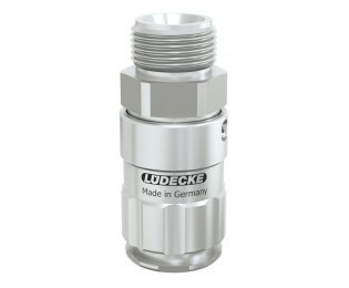 Cupla rapida racire matrita cu filet exterior TempSecure Seria ESHGTE DN 13 din INOX 1.4305