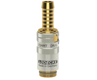 Cupla rapida racire matrite racord drept furtun TempSecure Seria ESHMT DN6 din alama MS 58