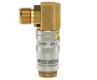 Cupla rapida racire matrita racord 90° filet exterior lung TempSecure Seria ESHMT DN6 din ALAMA MS 58