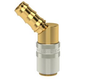 Cuple rapide racire matrite racord 45° furtun PUSH-LOCK Seria ESH DN9 din ALAMA MS 58