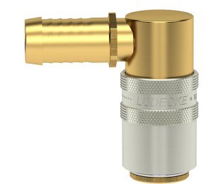 Cuple rapide racire matrite racord 90° furtun Seria ESH DN9 din ALAMA MS 58