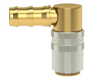 Cuple rapide racire matrite racord 90° furtun PUSH-LOCK Seria ESH DN9 din ALAMA MS 5