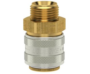 Cuple rapide compacte racire matrite racord drept filet exterior Seria ESH DN9 din ALAMA MS 58