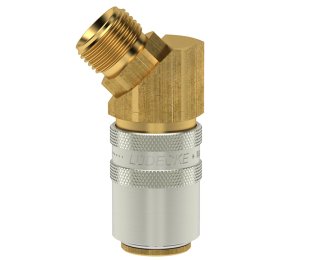 Cuple rapide racire matrite racord 45° filet exterior Seria ESH DN9 din ALAMA MS 58