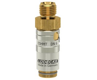 Cupla rapida racire matrite racord drept filet exterior TempSecure Seria ESHT din alama MS 58