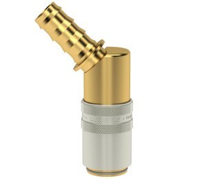 Cuple rapide racire matrite racord 45° furtun PUSH-LOCK Seria ESHG DN13 din ALAMA MS 58