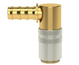 Cuple rapide racire matrite racord 90° furtun PUSH-LOCK Seria ESHG DN13 din ALAMA MS 58