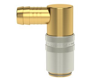 Cuple rapide racire matrite racord 90° furtun Seria ESHG DN13 din ALAMA MS 58