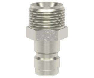 Racord filet imperial exterior temperare Seria ESHG si ESHGT DN13 din ALAMA MS 58 nichelat