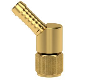 Racord 45° furtun cu piulita strangere