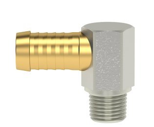 Racord 90° furtun cu filet imperial exterior