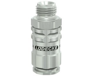 Cupla rapida fara scurgere Liquisafe Seria ESCBN4-AAB cu filet exterior din alama MS 58 nichelata