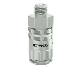 Cupla rapida fara scurgere LiquiSafe Seria ESCBN DN6 din alama MS 58 nichelata