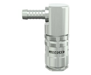 Cupla rapida fara scurgere LiquiSafe Seria ESCBN6-TL90AB cu racord furtun din alama MS 58 nichelata