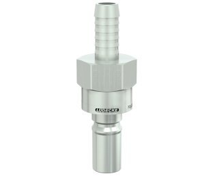 Niplu cupla rapida fara scurgere LiquiSafe Seria ESCBN9-SLAB cu racord furtun din alama MS 58 nichelata