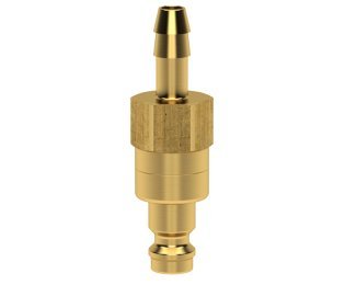 Niplu cupla rapida fara scurgere cu racord furtun Seria ESM-SAB din alama MS 58