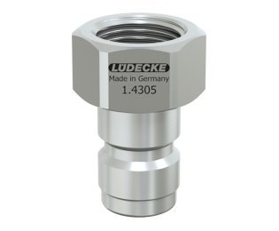 Niplu cupla rapida cu filet interior Seria ESHGE-NI DN 13 din INOX 1.4305