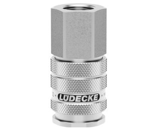 Cupla rapida pneumatica cu filet interior OptiFlow Seria ESIGE DN 10 din INOX 1.4305