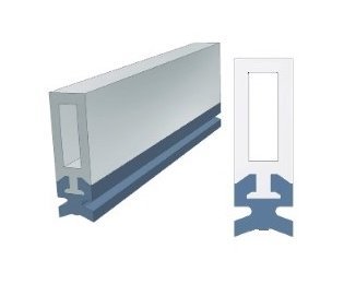 Raclor ghidaj wayWIPERS type AW 4.0 cu carcasa din aluminiu