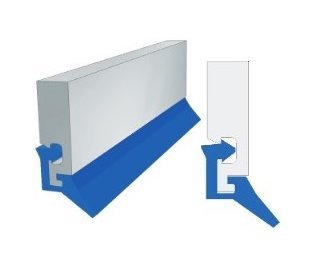 Raclor ghidaj wayWIPERS type AW 5.0 si AW 6.0 cu carcasa din aluminiu