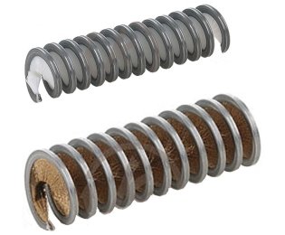 Perie STS - Lamele spiralate cu perii spre interior nemontate