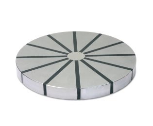 Placa rotunda radiala magnetica