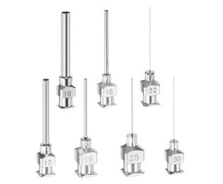 Ac dozare INOX racord Luer-Lock L=25mm monocapilar