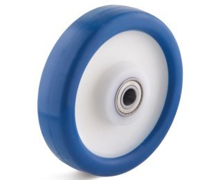 Roata poliuretan, rulmenti cu bila, WLL=150-600kg, D=80-300mm