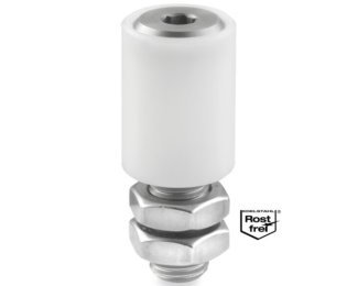 Rola poliamida ghidaj poarta cu sina, surub INOX