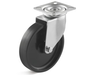 Roata poliamida, seria LIGHT, carcasa pivotanta, WLL=40-60kg, D=50-100mm