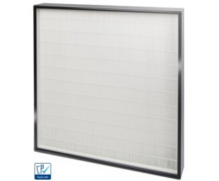 Filtru viledon HEPA rama aluminiu PU H=88mm clasa H14