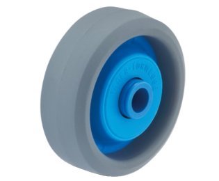 Rotita din polimer cu bandaj din cauciuc pentru sina de rulare