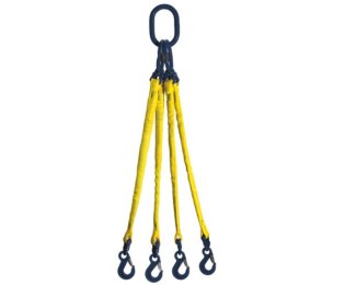 Sistem de ridicare cu chinga textila 4 brate