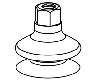 Ventuza burduf 1½ cu filet interior Prime VAC