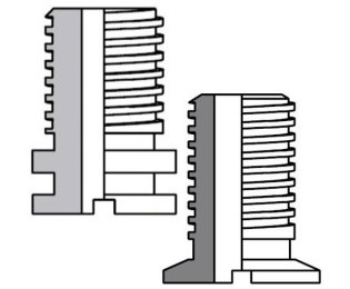 Racord ventuza cu filet metric exterior M8