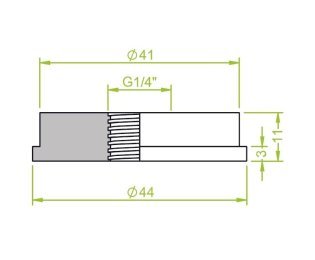 Racord ventuza 130.284 cu filet imperial interior G1/4"