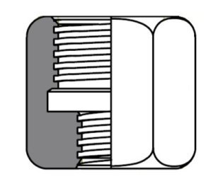 Niplu dublu ventuza filet interior - filet interior