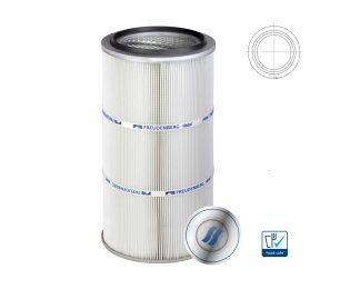 Cartus filtrant pentru praf viledon LP Pro montare DIN deschis