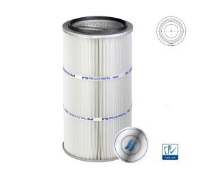 Cartus filtrant pentru praf viledon LP Pro montare DIN gaura centrala