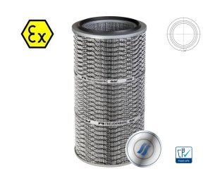 Cartus filtrant pentru praf ATEX viledon LP Pro AX montare DIN deschis
