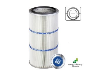 Cartus filtrant pentru praf viledon LP Complete montare cu flansa