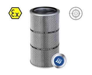 Cartus filtrant pentru praf ATEX viledon LP Complete AX montare Twist&Fix