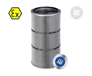 Cartus filtrant pentru praf ATEX viledon LP Complete AX montare DIN gaura centrala