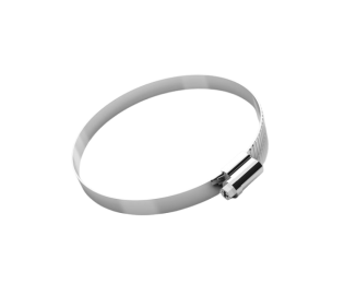 Colier furtun cu angrenaj melcat din INOX 1.4301