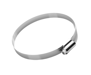 Colier furtun cu angrenaj melcat din INOX 1.4301