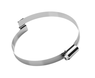 Colier cu surub si punte de trecere Clip-Grip din INOX 1.4301